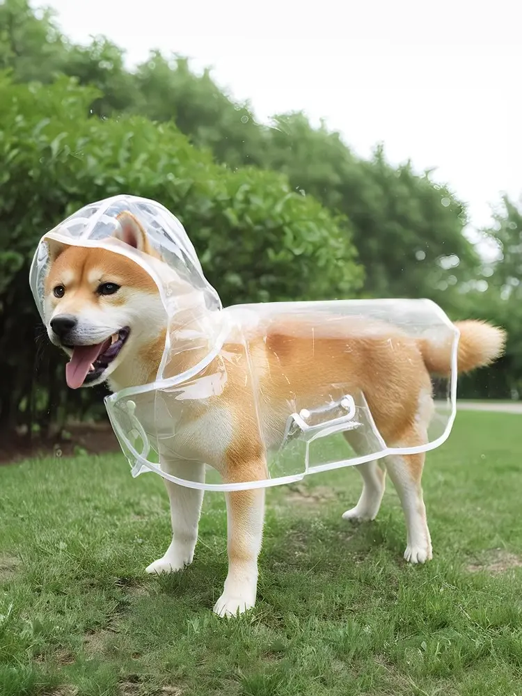 Waterproof Pet Raincoat for Small-Medium Dogs & Cats, Multi-Size, Outdoor Use, Waterproof Puppy Poncho