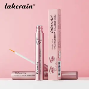 Lakerain Eyelash & Brow Enhancer Serum, Peptide-Infused Water Gel, Make Lash Looks Longer, Thicker, Fuller Lashes & Brows, Nourishing, Lightweight, Easy to Apply, For Extensions & Daily Makeup