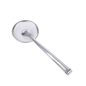 1/2 PCS Home and Kitchen Food Cooking Tong, Stainless Steel Strainer, Kitchen Filter Mesh Spoon, Fried Food Oil Strainer, Round Frying Spoon