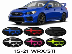 Subaru WRX/STI Front and Rear Badges/Emblems (2015 - 2021) – Premium Quality Replacement Badge Set