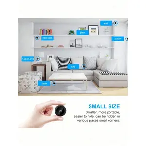 2-Pack Home Security Camera, 1080P WiFi Surveillance Cam, Ideal for Pet/nanny Care, Night Vision, SD Card Slot & Cloud Storage, Monitoring