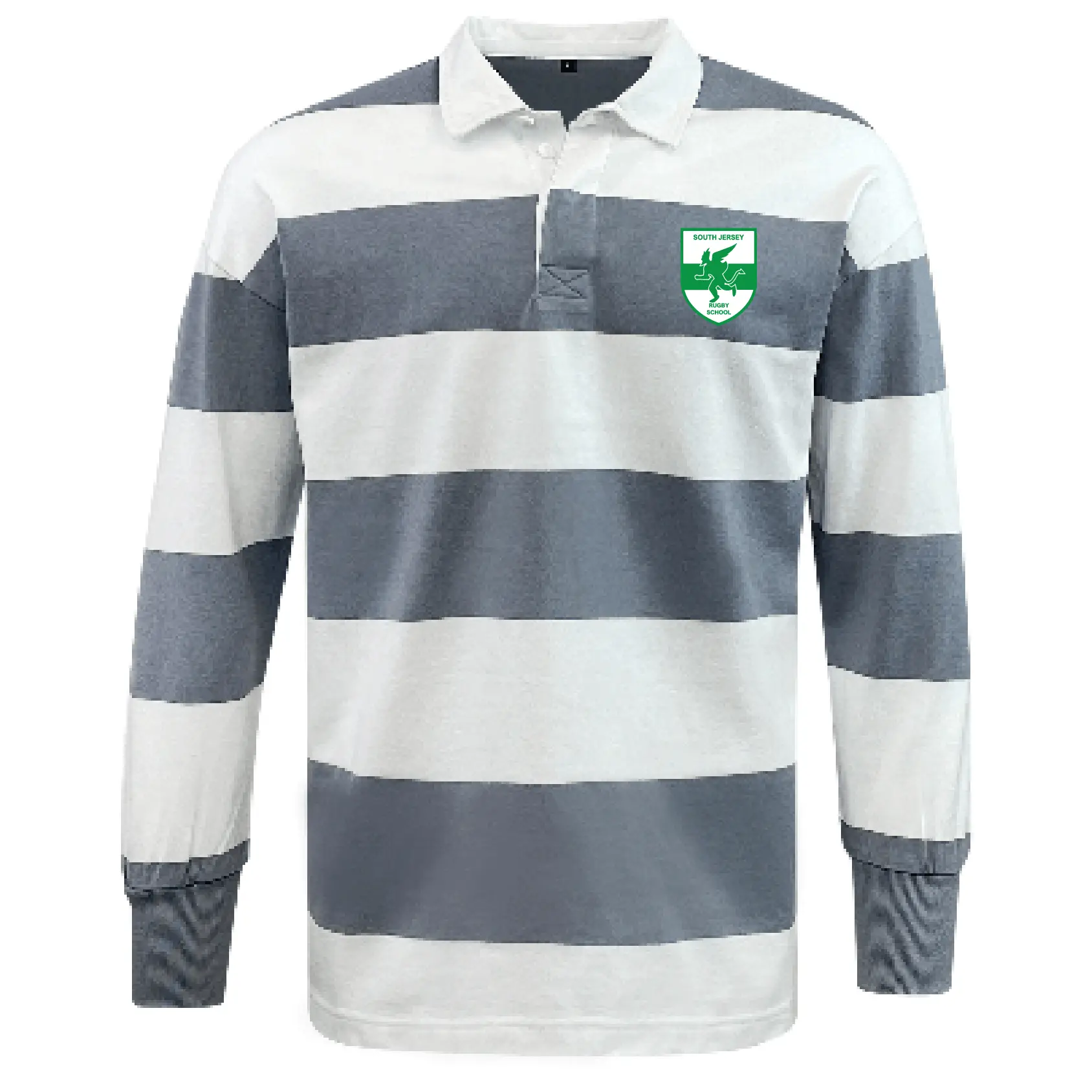 South Jersey Rugby School Classic Long Sleeve Hooped Rugby Jersey