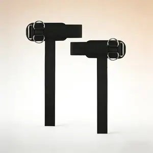 2pcs Wrist Straps for Weightlifting Deadlifting, Gym Lifting Straps with D Rings for Cable Machine Workout, Gym Straps for Bodybuilding Weightlifting Deadlifting