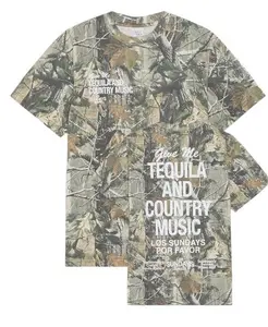 Vintage Unisex Tequila Country Music CAMO Print 3D T-Shirt for Men and Women, Retro Camo Give Me 3D T-Shirt, Perfect for Casual Wear, Camo T-Shirt, 3D Camo T-Shirt, 3D Camo Style Tee, 3D Camo Shirt