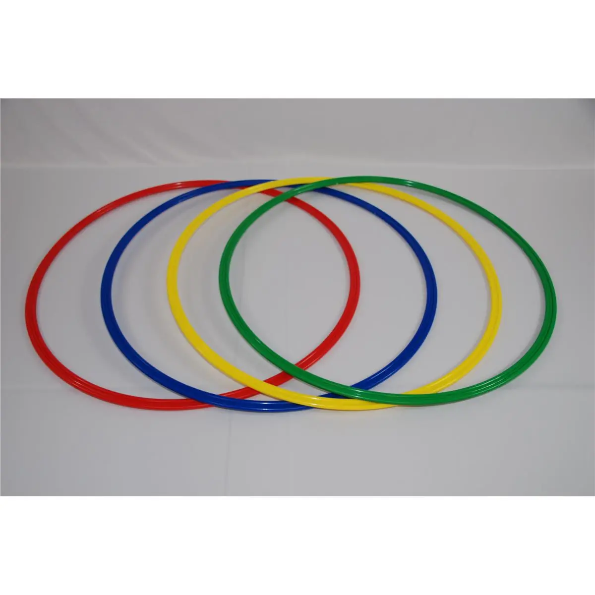 212 MAIN 26 in. Large Flat Weighted Hula Hoop - Set of 4, Home Workout Exercise Equipment for Household Fitness, Set Of Four