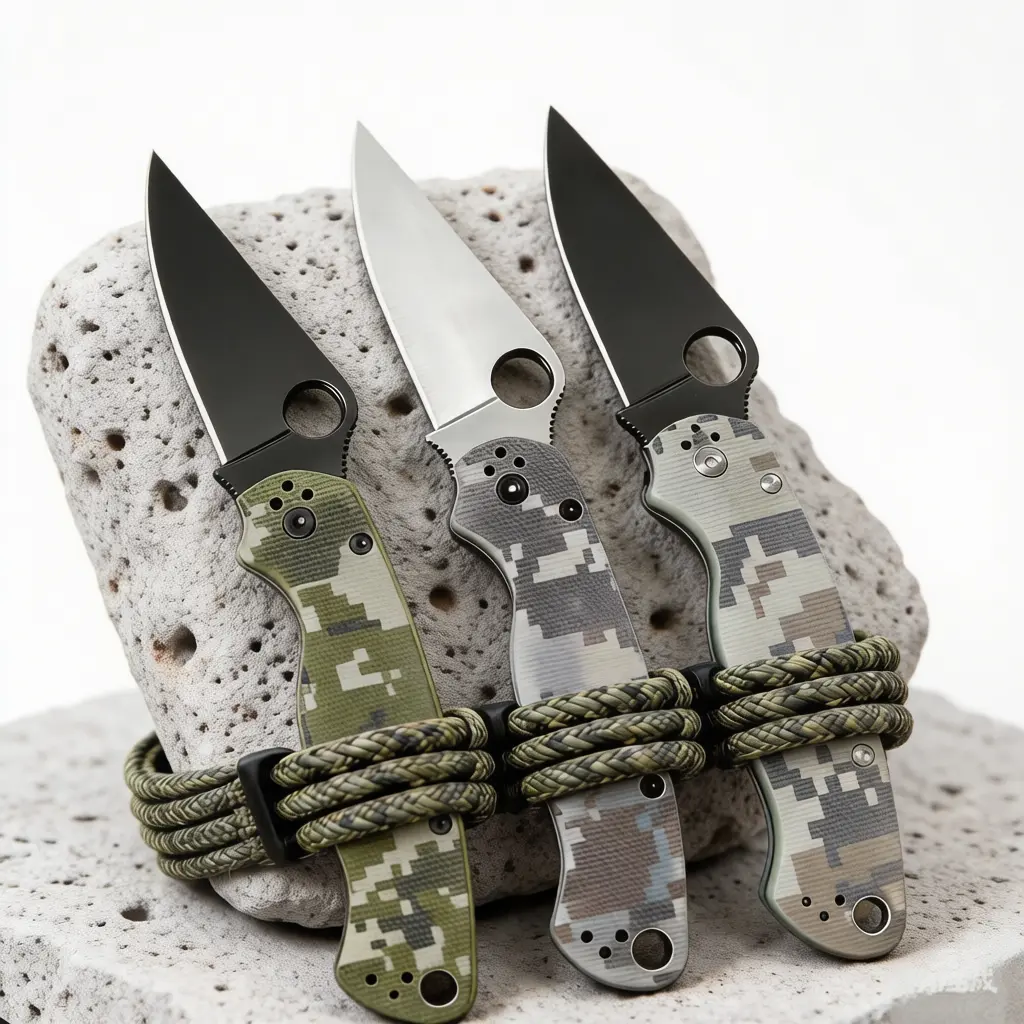 Bearing Folding Knife D2 Steel Blade G10 Handle Outdoor Tactical Survival Knife Camping Hunting Portable Pocket Knife Knives, Perfect Gifts