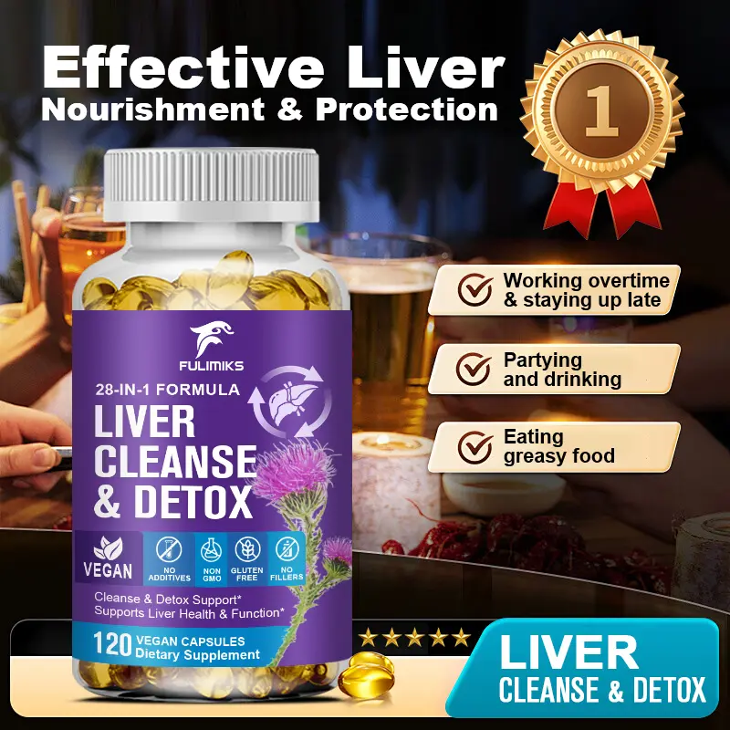 28-in-1 Liver Cleanse Detox & Repair - with Artichoke, Dandelion, Liver & Kidney Health, Liver Cleanse, Detox & Repair