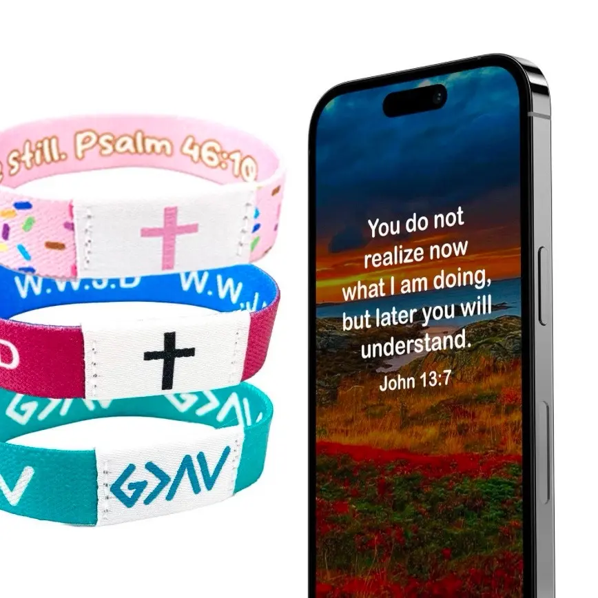【EWOPT】Daily Bible Verse Bracelet-Powered By Faith