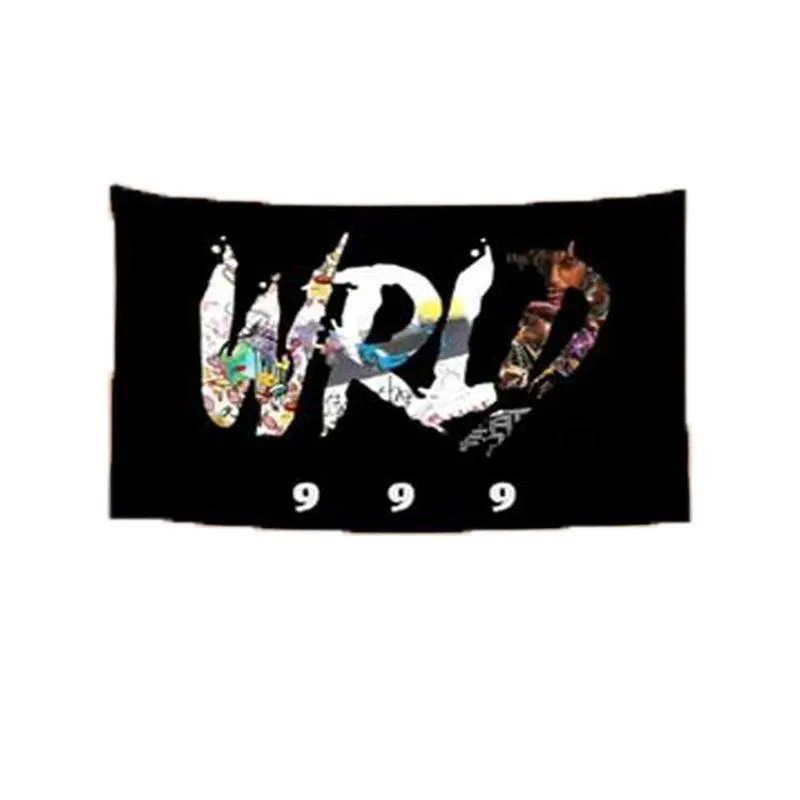 Tapestry Juice World Rap Hip Hop Poster World 999  - , Christmas Gift, Fall Decor, Gift Decoration Hanging Bedroom Wall