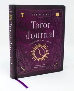 The Weiser Tarot Journal: Guidance and Practice (for Use with Any Tarot Deck--Includes 208 Specially Designed Journal Pages and 1,920 Full-Color Tarot -- Theresa Reed - Hardcover