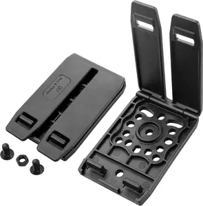 Molle Adapter - 3-inch Tactical Attachments for Vest, Belt, Gun Holsters, Taser, Backpack - Heavy Duty Molle Clips Accessories with Mounting Screws Kit