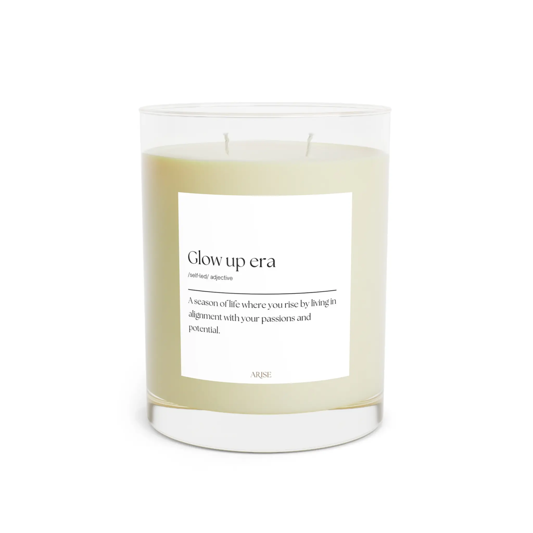 Glow Up Era Scented Candle, Aromatherapy Gift, Home Fragrance, Relaxation Candle, Self-Care, Motivational Decor, Modern Home