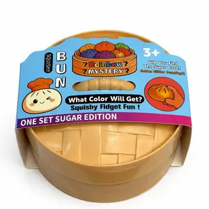 Dumpling Squishy, Water Sugar Series Expressive Stress Relief Squishies - 1 Piece, Toy for Kids and Adults