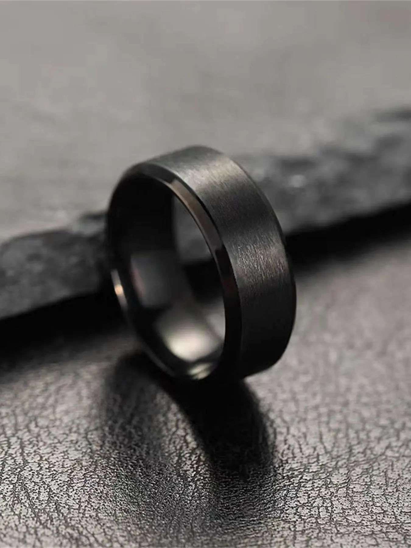 Minimalist Style Stainless Steel Ring, 1 Piece Plain Frosted Rotating Openwork Ring for Men and Women, Fashion Versatile Accessory for Daily Wear, Men Accessories, Unique Gift for Friends, Titanium Wedding Band, Jewelry Rings, Metal Rings