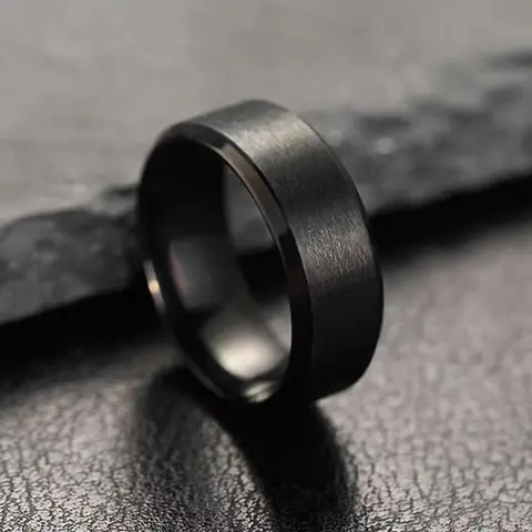 Minimalist Style Stainless Steel Ring, 1 Piece Plain Frosted Rotating Openwork Ring for Men and Women, Fashion Versatile Accessory for Daily Wear, Men Accessories, Unique Gift for Friends, Titanium Wedding Band, Jewelry Rings, Metal Rings