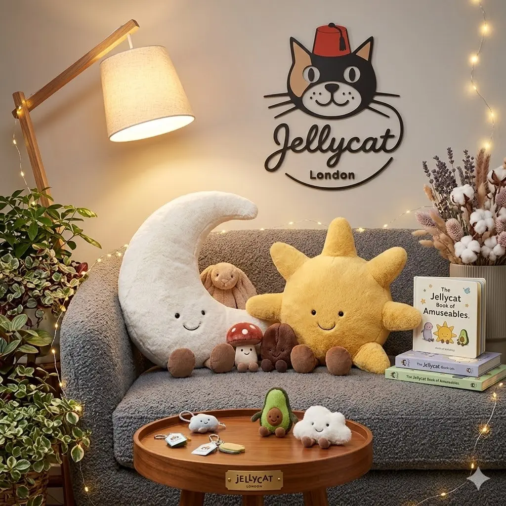 Cute Sun & Moon Plush Set | Soft Kawaii Stuffed Plush Toys | Cozy Room Decor Gift