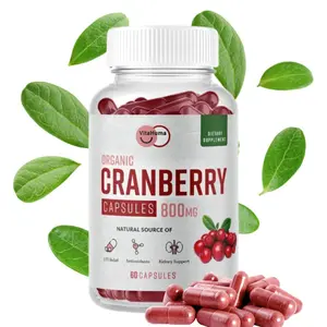 Organic Cranberry Extract Capsules - 800mgs Cranberry Powder - 35mg PACs - UTI Relief