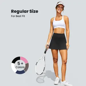Dlooda Womens Skort Tennis Skirt with Pocket Shorts Mini Golf Skirts High Waisted Athletic Skorts Summer Workout