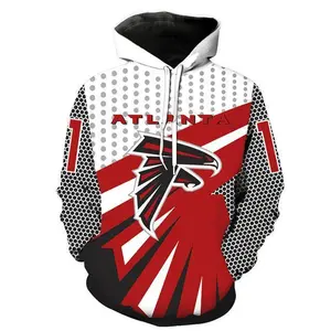Atlanta Football Limited Edition Men’S And Women’S 3D All Over Print Zip Up Hoodie Option