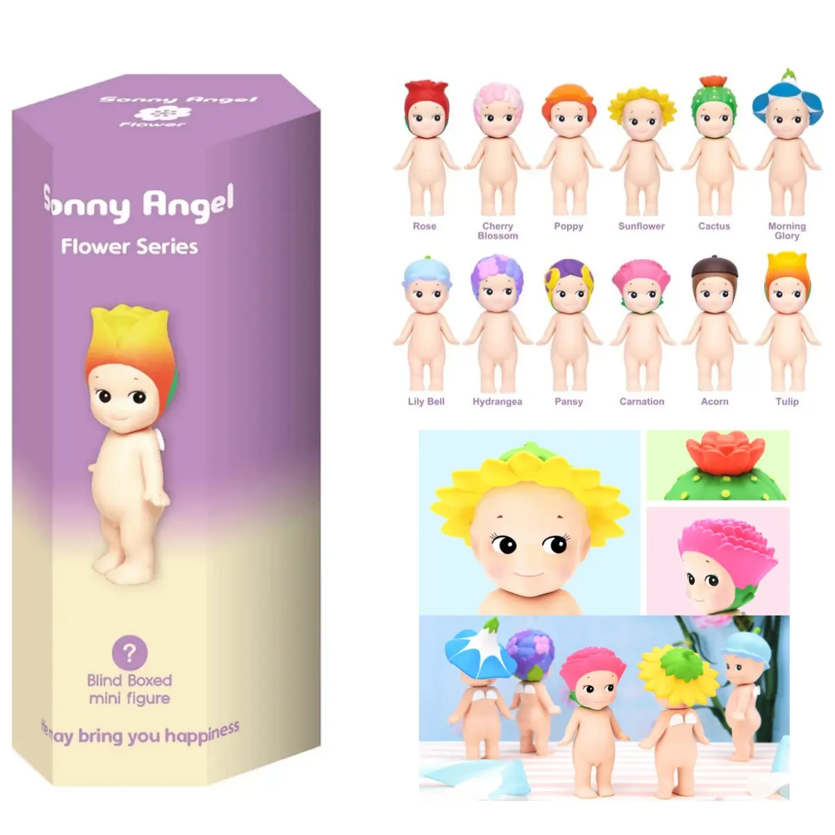 Sonny Angel Flower Series Sealed Blind Box Lovely Ornament Girl Favorite Gift
