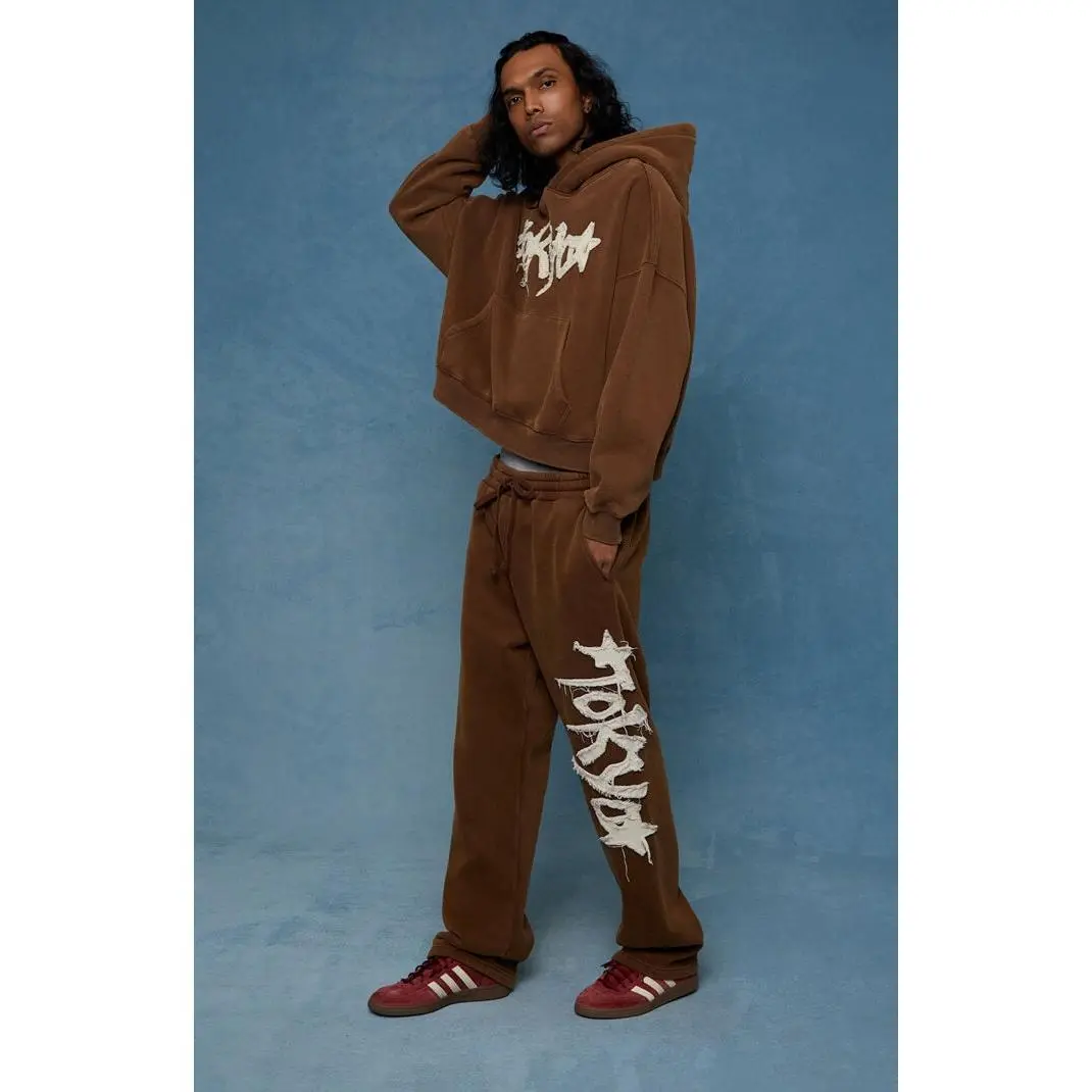 Pacsun Men's Tokyo Raw Applique Baggy Sweatpants