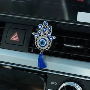 Car Air Freshener Clip, Car Accessory Organizer, Car Interior Accessories, Essential Oil Diffuser Holder for Vehicles, Durable & Easy-To-Use Design