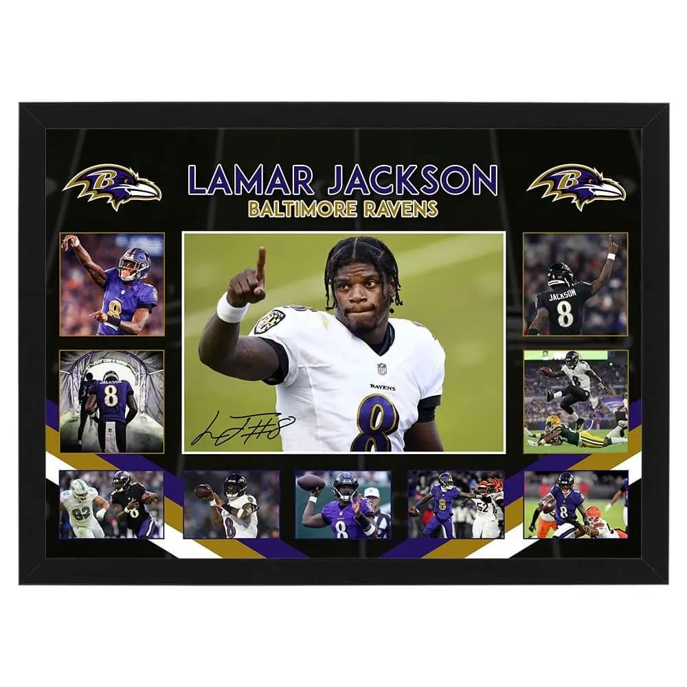 Lamar Jackson Baltimore Ravens Large Poster( Unframed - Print Only )