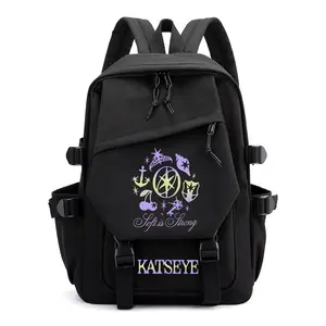 Popular Group KatseyeTour Merch Backpack Boys Girls Casual School Bags Fashion Women Bagpack Students Outdoor Daypack Mochila