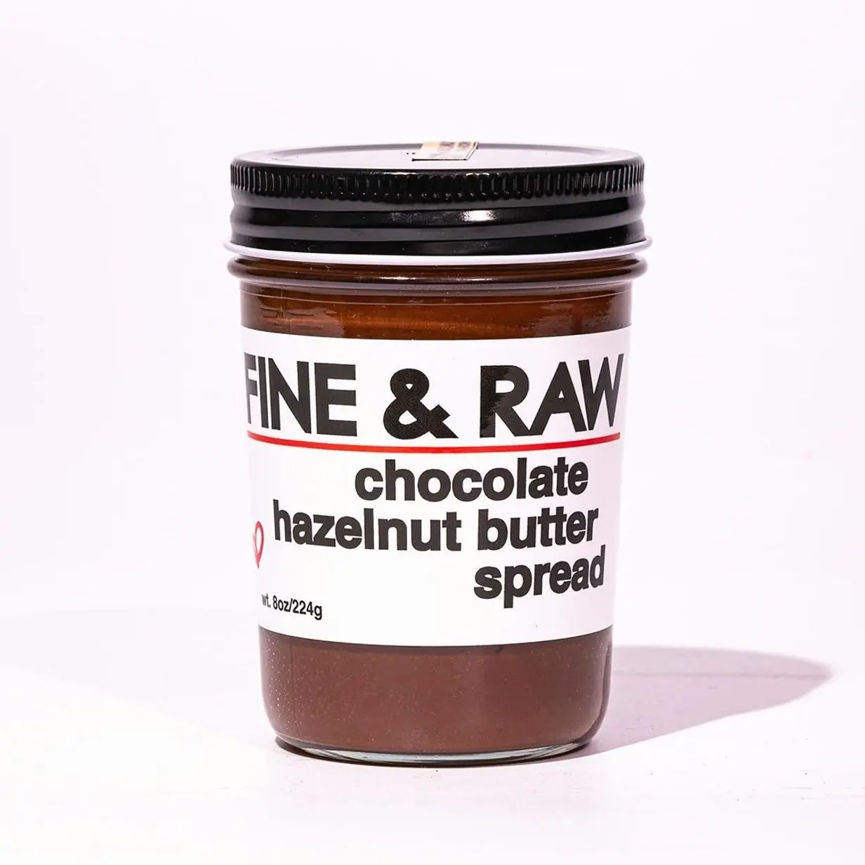 Fine & Raw Chocolate Hazelnut Butter Spread 8 Ounce – Clean Ingredients, Vegan, and Organic Chocolate Hazelnut Spread, Healthy Chocolate Hazelnut Spread (Chocolate Hazelnut)