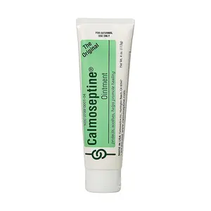Calmoseptine Original Ointment 4 oz Tube - #1 Pharmacist Recommended Soothing Skin Protectant with Menthol & Zinc Oxide Healing Barrier Cream Moisture Moisturizers