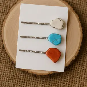 Create A Western Vibe Faux Stone Hair Pin Hairstyle