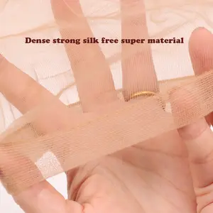 Wig Cap 2pcs(1 Packs) For Lace Front Wig Transparent Wig Cap For Women Haircare Heatless Bling Hair