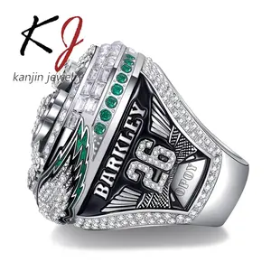 Eagles Championship Ring Nfl Philadelphia Eagles Men's Replica Ring, Unique Craftsmanship, Memorial Collectible Gift for Holidays & Birthdays