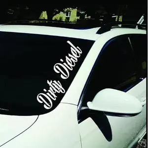 Dirty Diesel Side Banner Decal Sticker Trucks