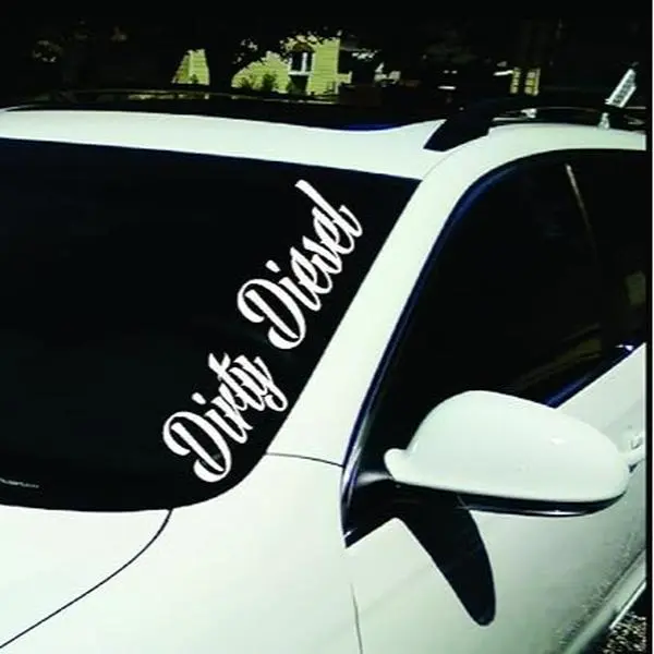 Dirty Diesel Side Banner Decal Sticker Trucks