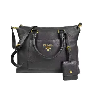Pre-owned PRADA · Tote Bags Black Saffiano Leather Tote Bag with Gold Hardware