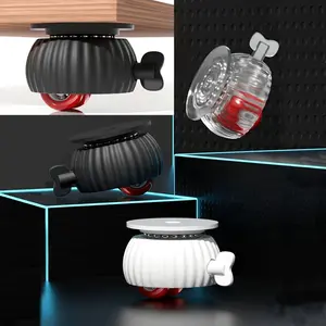 4pcs  Heavy Duty Caster Wheels with Lock, Swivel Caster Wheels with Brake, Furniture Hardware, for Various Computer Cabinets, Office Cabinets, Workbenches, Furniture, Storage Bins, Flower Stands And Sliding Doors