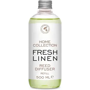 Reed Diffuser Refill Fresh Linen 17.0 Fl Oz (500ml) - Room Diffuser Refill - Home  - Scented Diffuser - Fresh Aroma - Room  - Fresh Linen Scent - Room Freshener