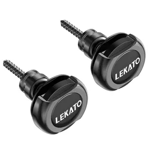 LEKATO Bass Guitar Strap Locks, for Electric Guitar & Bass Strap Locks, Security Quick Release Strap Locks Set Retainer System, for Electric Acoustic Guitar Bass Ukulele Strap
