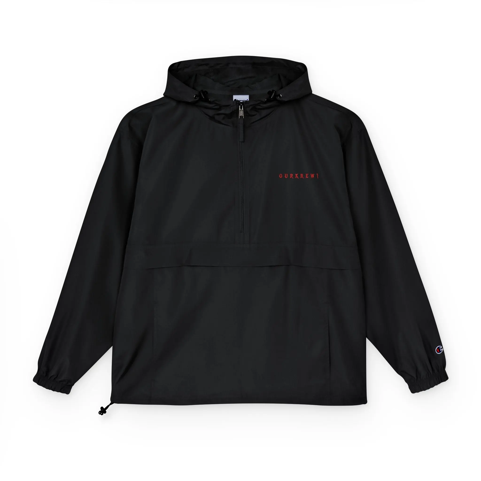 Champion Packable Anorak Jacket - Unisex Lightweight Rain Gear - “Muerte Collection”