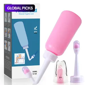 Portable Bidet Toilet Sprayer, Portable Travel Bidet, Handheld Bidet Sprayer, Peri Bottle for Postpartum Care, Bathroom Accessories, 12oz Postpartum Essentials Upside Down Peri Bottle, Cleaning Supplies, Gifts for Girl, Modern Bidet Sprayer #GLOBAL PICKS