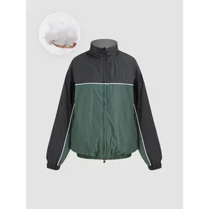 Cider [size 4-10] Stand Collar Patchwork Pocket Zipper Windbreaker SwimWeek