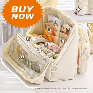 Nine Layer Large Capacity Pencil Case for Primary & Junior High School Students 9 Compartments for Pens & Stationery Ideal Gift for Students Unisex