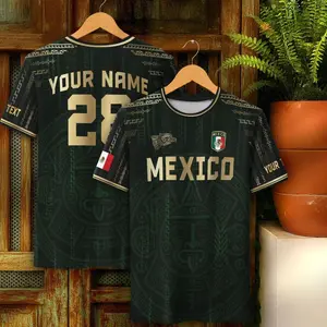 Personalized Mexican Jersey Soccer, Custom Name & Number Mexican Soccer Jerseys, Custom Mexico Soccer Jersey For Men and Kid, Soccer Jerseys