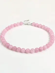 Natural Crystal Beaded Necklace, Quartz Crystals, Gemstones and Crystals, Boho Chic Crystal, Boho Style Summer Vacation Necklace for Men and Women, Fashion Jewelry for Party, Daily Decor, Trendy All-match & Exquisite Jewelry for Birthday Gift