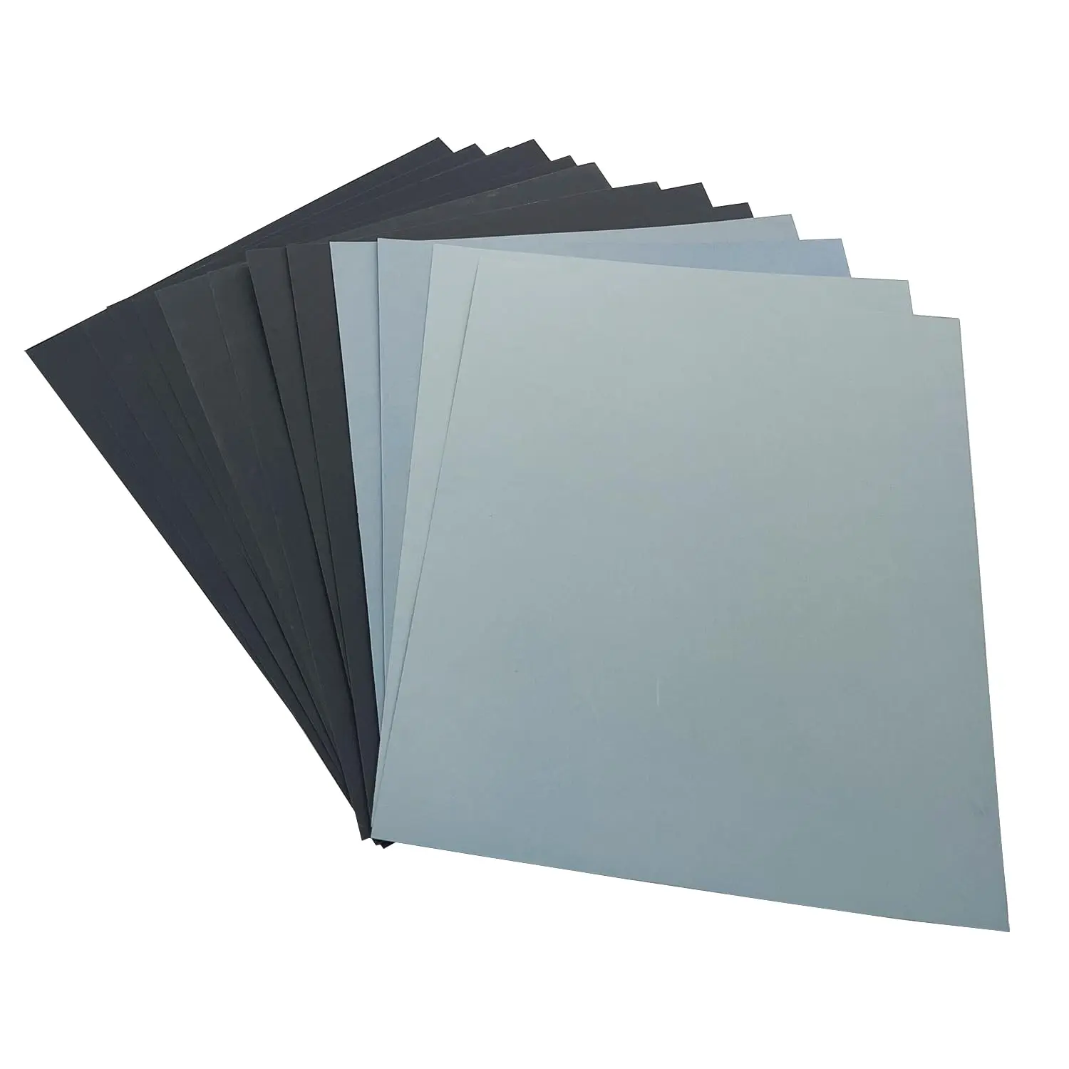 Ultra-Fine Sandpaper 9x11 Inch, Grit 1000 1500 2000 3000 4000 5000, 12 count  Wet and Dry Sandpaper 6 Grits Various for  Metal Sanding,