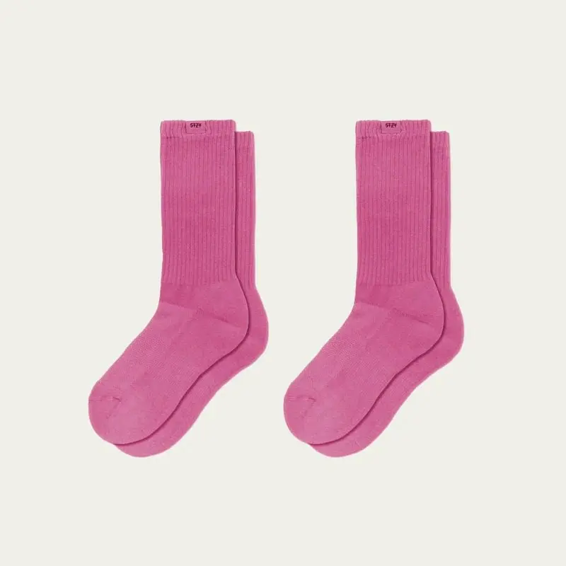 STZY Fighter Blank Crew Socks [2 Pairs]