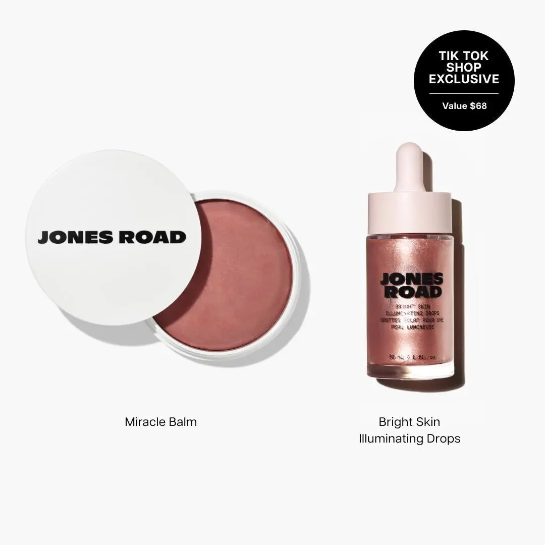 Glow and Go Duo: Bright Skin Illuminating Drops & Miracle Balm