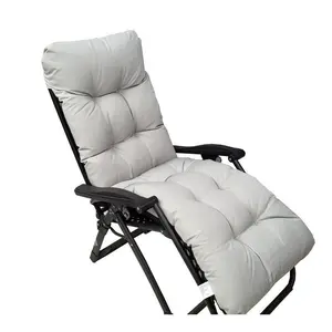 65x20.9 inch Soft Thicken Recliner Chair Pad Waterproof Sunproof High-Back Patio Cushion with Tie for Chairs Pool