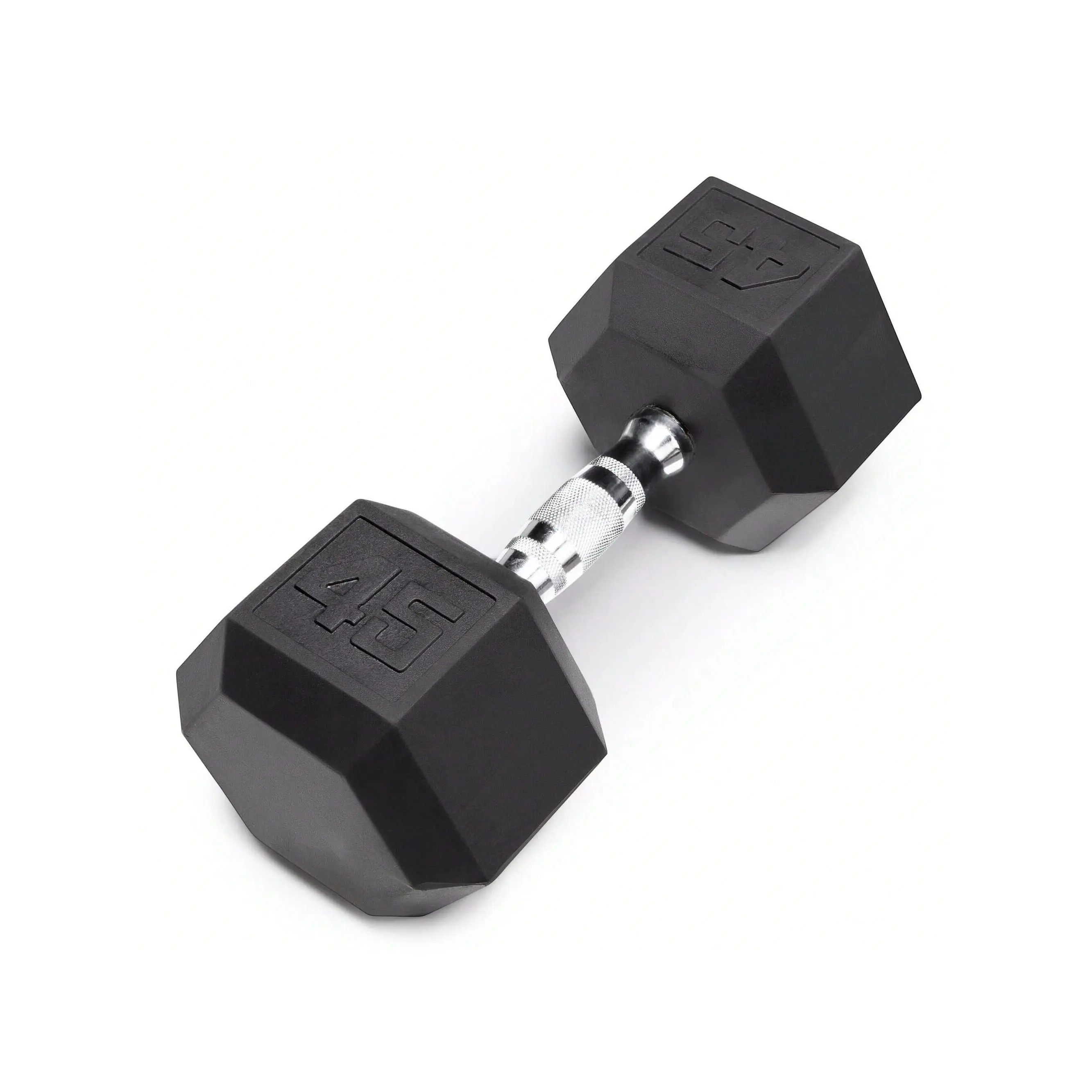 Hot selling styles  The Marcy 45lb Weight Rubber Hex Dumbbell RHDB 045 Strength training